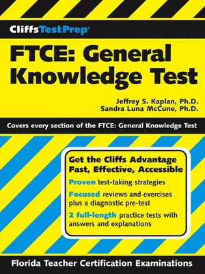 CliffsTestPrep FTCE - ebook